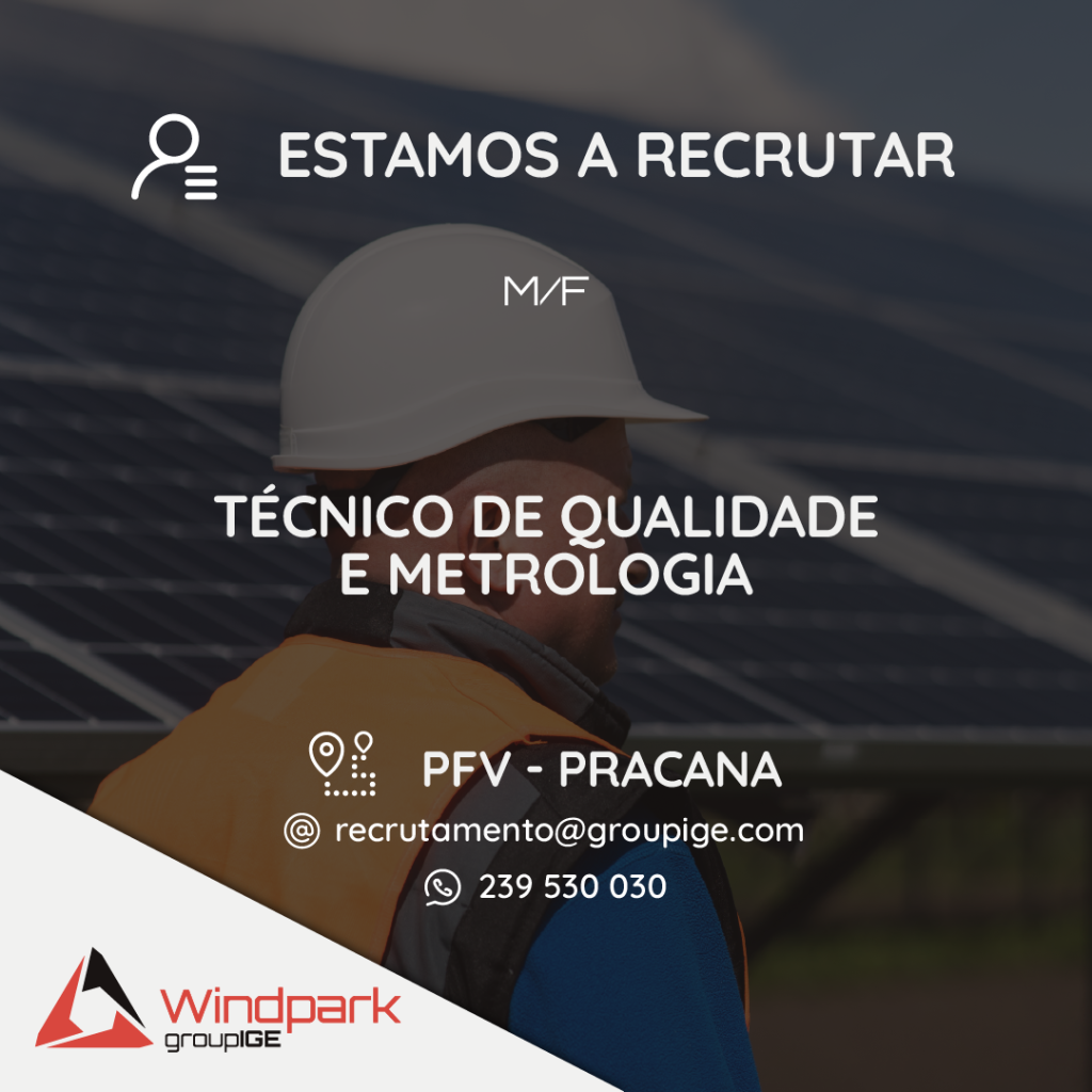 TÉCNICO/A QUALIDADE E METROLOGIA
